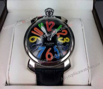 High quality Copy GaGa Milano Italy Watch Black Face